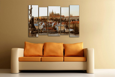 Модульная картина "Столица Чехии"