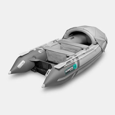 Моторная лодка GLADIATOR E330PRO светло-темносерый