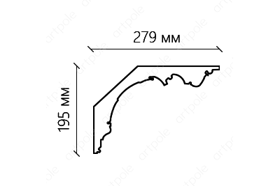 Карниз орнаментальный SK49