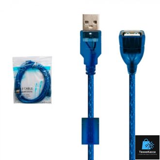 Кабель удлинитель DL22 USB2.0 M/F с фильтром 5м (blue)  10pcs