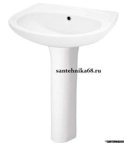 Раковина с пьедесталом Santek Сантек Анимо 60