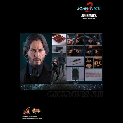 Джон Уик (Киану Ривз) - КОЛЛЕКЦИОННАЯ ФИГУРКА 1/6 scale Action figure JOHN WICK® (Keanu Reeves) (MMS504) - Hot Toys