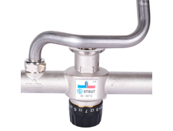 Насосно-смесительный узел STOUT  30-60°C с байпасом, без насоса, Италия