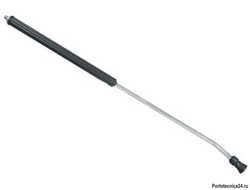 Удлинитель с гладкой термозащитой и форсункодержателем 500 мм; вход 1/4"ш; выход 1/4"г; изогнутый