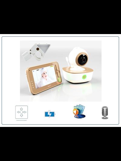 Ramili Baby RV1300RC Видеоняня с моторизованной камерой и монитором 4,2", с DVR