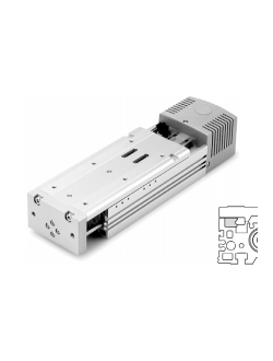 Линейный электрический привод с направляющей высокой жесткости LXS