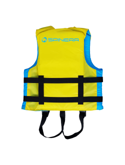 Спасательный жилет нейлон для каяка/SUP-доски Spinera Aquapark/Kayak/SUP Nylon - 50N Yellow/Aqua S24 - 12-14 (L/XL)