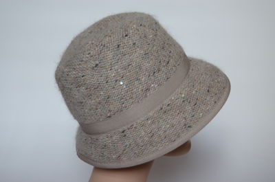 Шляпа италия фетровая зимняя с пайетками Vizio фото