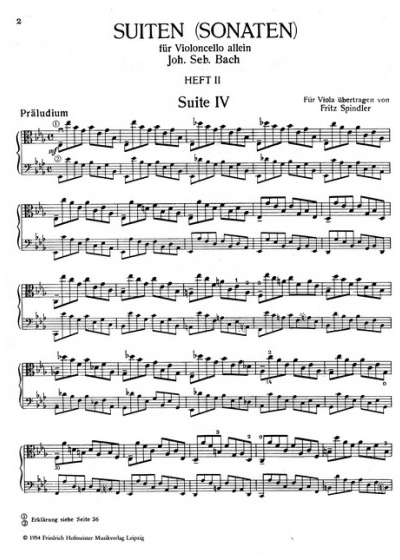 Bach J.S. Suiten f?r Violoncello Band 2 (Nr.4-6)  f?r Viola