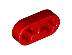 Technic, Liftarm Thin 1 x 2 - Axle Holes, Red (41677 / 4186678 / 6371442)
