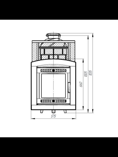 Печь банная "Атмосфера XL (Про)" сетка нержавейка