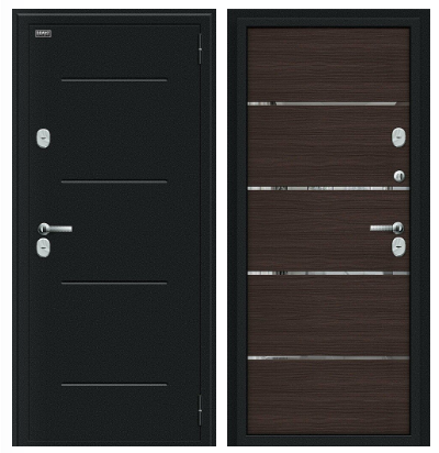 Thermo Лайн Букле черное/Wenge Veralinga