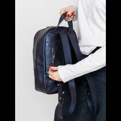 Женский кожаный рюкзак Albiate Premium indigo (арт. 
3103-56)