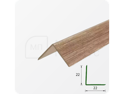 УГОЛ ДЕКОРАТИВНЫЙ 10Х10 УП 01-27.2700.501Л СЕРЕБРО (матовый)