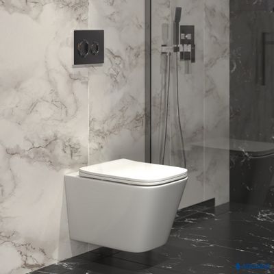 Инсталляция VISAM SLIM 525 для подвесного унитаза (O3 Хром глянец)