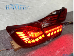 Стопы Toyota Camry 50 2011-2014 тюнинг с анимацией