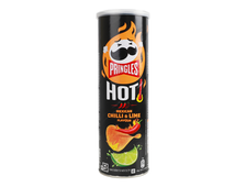 Принглс со вкусом Мексиканского Чили и Лайма, Острая серия HOT, 160 гр.