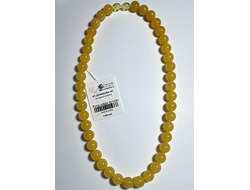 Бусы шары из натурального янтаря