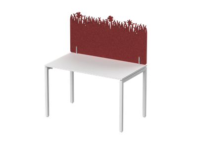 Экран фронтальный / боковой, с декором "Зеленая поляна", без фурнитуры