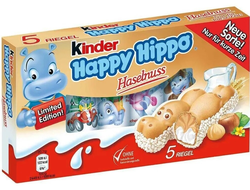 Конфеты Kinder Happy Hippo с фундуком 103,5 г