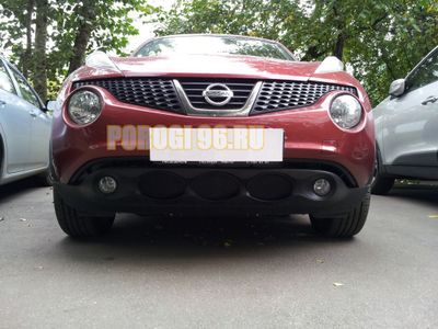 Защита радиатора Nissan Juke 2010-2014 black