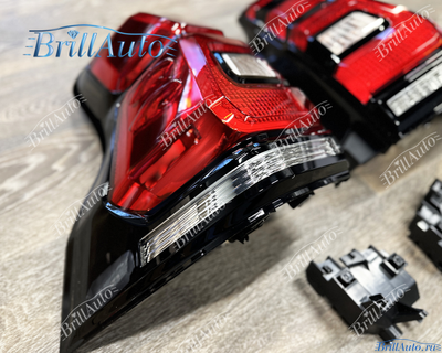 Стопы Toyota Land Cruiser Prado 150 2018+ красные светодиодные