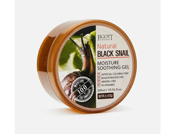 Jigott Natural Увлажняющий, успокаивающий гель с экстрактом муцина черной улитки (300 мл)