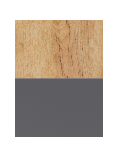 ТВМ-2 Тумба под ТВ Дуб крафт золотой/Графит Серый