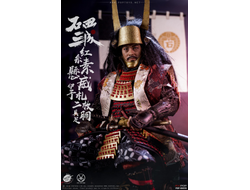 Исида Мицунари - Коллекционная ФИГУРКА 1/6 scale Ishida Mitsunari Red armor and accessories package (EX029) - POPTOYS