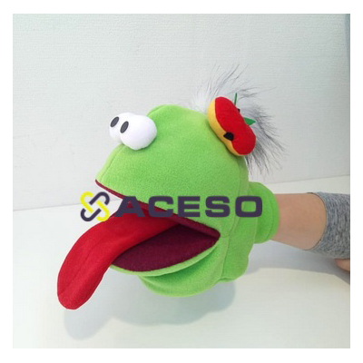 Логопедическая игрушка Логопедик Зеленый (управляется рот и язык)