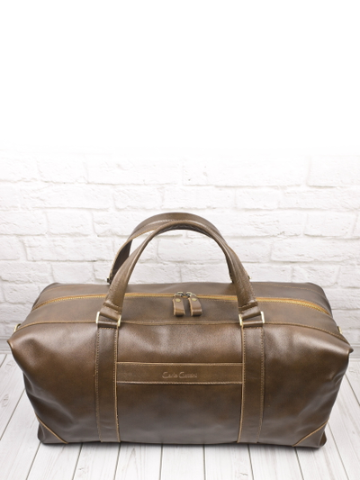 Кожаная дорожная сумка Avellino Premium brown (арт. 
4039-63)