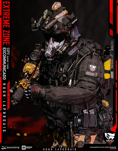 Агент Хью Лафройг (SCP Overlord) - КОЛЛЕКЦИОННАЯ ФИГУРКА 1/6 EXTREME ZONE Agent HUGH LAPHROAIG (EBS002) - DAMTOYS