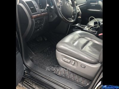 3D коврики в салон Toyota Land Cruiser 200 из экокожи