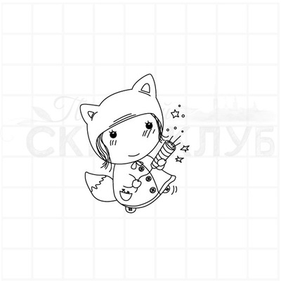 ФП штамп "Лисичка" (м)