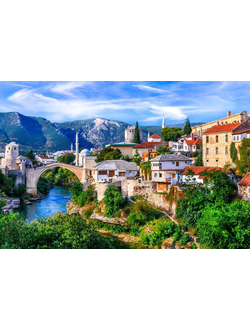 Фотообои Симфония "Старый город Мостар"