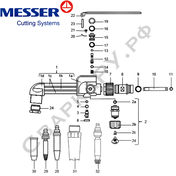 Вставка для резки универсальная Messer STAR 8730-A/PMY