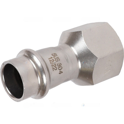 Переходник ROMMER ВПр-ВР, 15х1/2 из нержавеющей стали прессовой