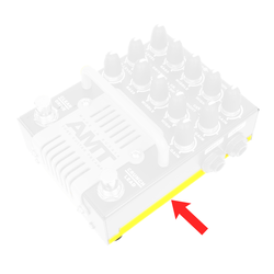 Нижняя часть корпуса лампового преампа AMT SS-11B (1 деталь)