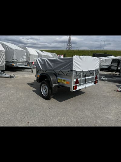 Прицеп «Спутник PRO» (1900х1200х370) оцинкованная рама, с силовым подрамником