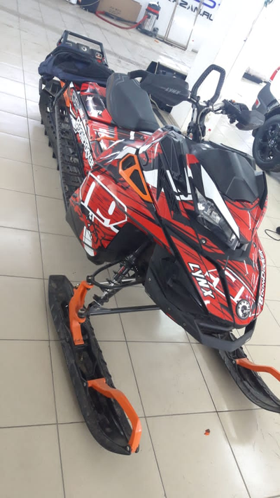 Наклейки на снегоход  Lynx boondocker 2017 2018 №1424