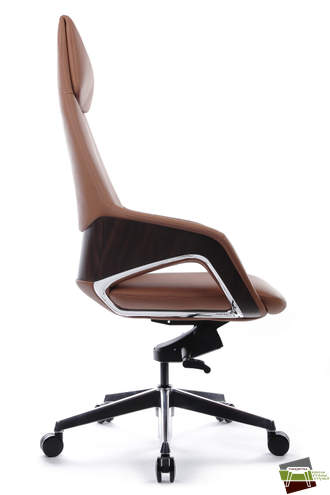 Кресло Aura FK005-A Светло-коричневый (MB915) натуральная кожа