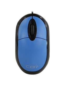 Проводная Мышь CBR Optical Mouse CM102 Голубой