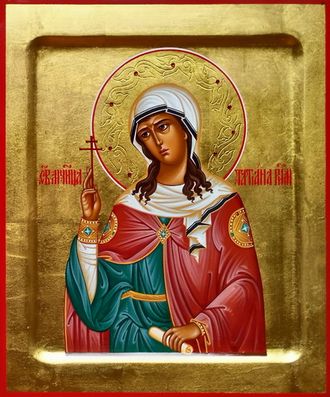 Татиана (Татьяна) Римская, Святая мученица. Рукописная икона.