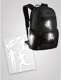 ТЕРМОНАКЛЕЙКИ СВЕТООТРАЖАЮЩИЕ "БЕГ МУЖЧИНЫ"