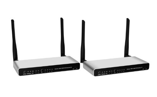 DE/VK-W200KVM беспроводной HDMI удлинитель  для HDMI 1080p (до 200 м.) Поддержка функции KVM