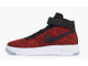 Nike Air Force ultra flyknit бордовые c черным (42-45) Арт. 020F-A