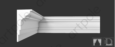 Карниз гладкий S3KT4