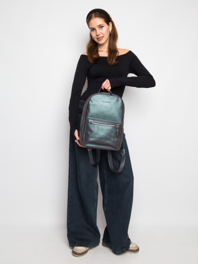 Женский кожаный рюкзак Albiate Premium northern lights 
(арт. 3103-57)