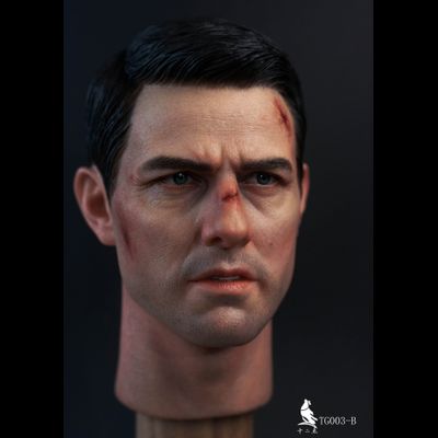 Голова (скульпт) Том Круз - 1/6 Battle damaged version (TG003-В) - Twelve o'clock