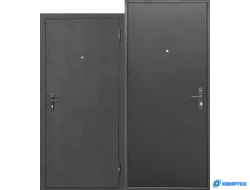 Дверь входная металлическая СТРОЙГОСТ 5 РФ Серебро металл/металл купить в Челябинске | КВИРТЕК